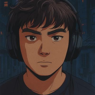 Illustrated portrait of Fred Xu
